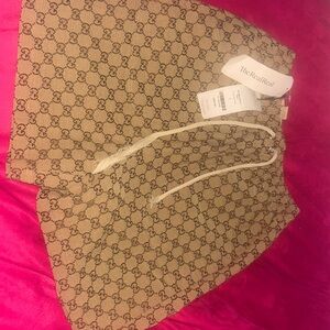 The North Face x Gucci GG logo jogger shorts size small for men